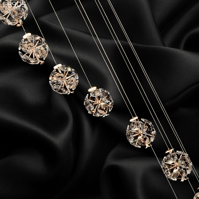 Đèn thả pha lê thông tầng L8905 Đèn thả pha lê thông tầng L8905