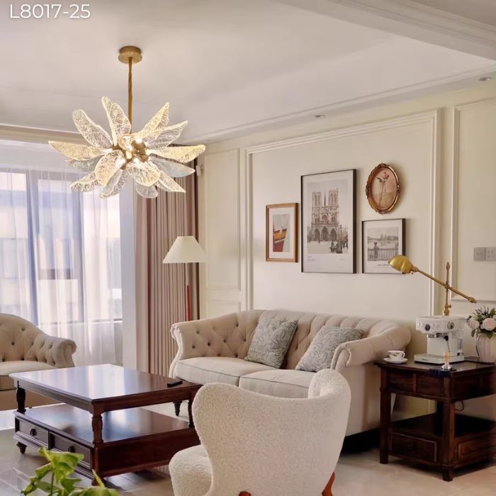 Đèn thả lá bàng L8017-25 Đèn thả lá bàng L8017-25