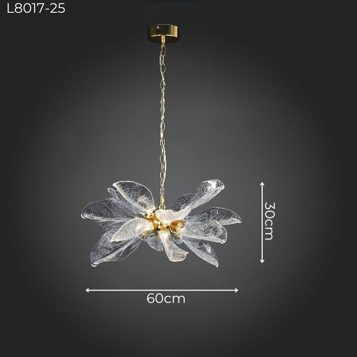 Đèn thả lá bàng L8017-25 Đèn thả lá bàng L8017-25