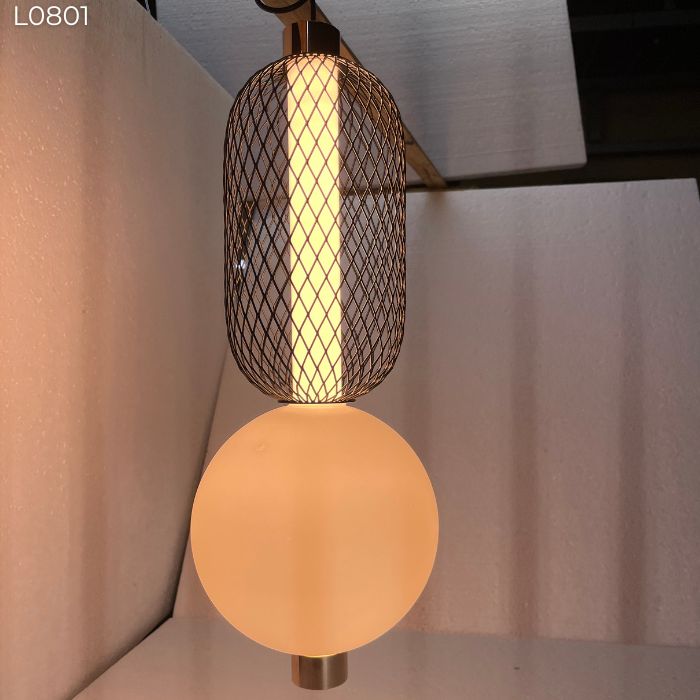 Đèn thả LED thủy tinh L0801 Đèn thả LED thủy tinh L0801