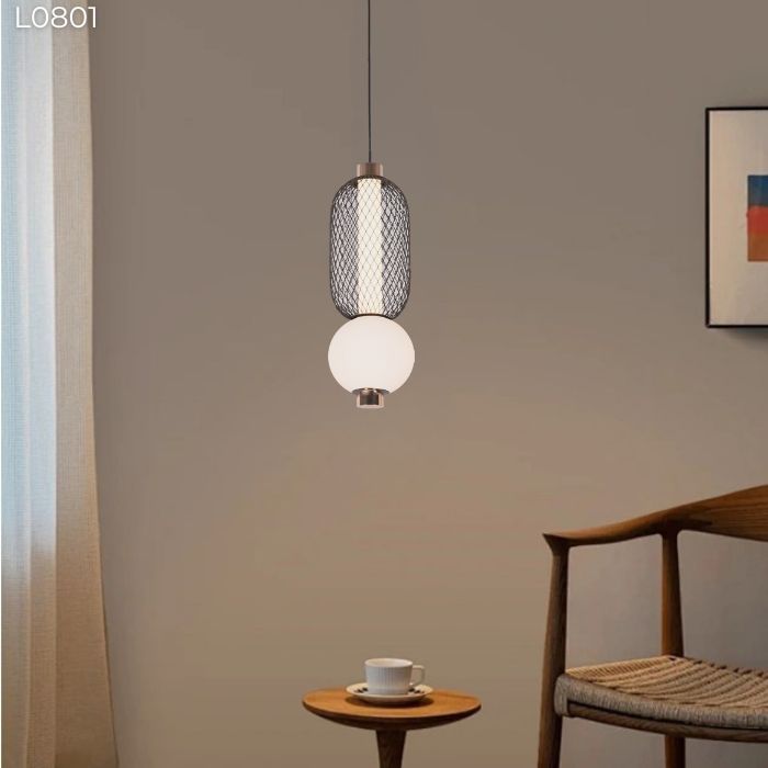 Đèn thả LED thủy tinh L0801 Đèn thả LED thủy tinh L0801