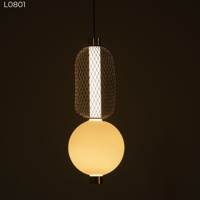 Đèn thả LED thủy tinh L0801 Đèn thả LED thủy tinh L0801