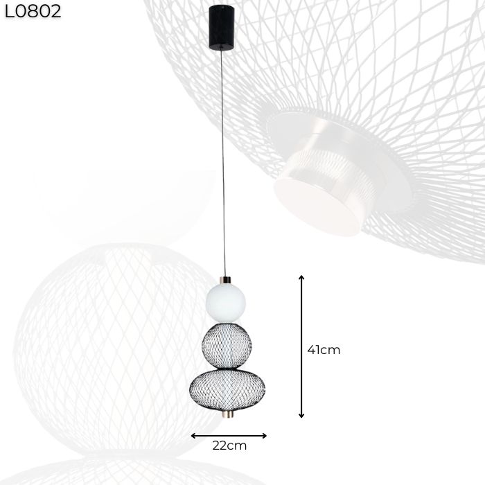 Đèn thả LED thủy tinh L0802 Đèn thả LED thủy tinh L0802