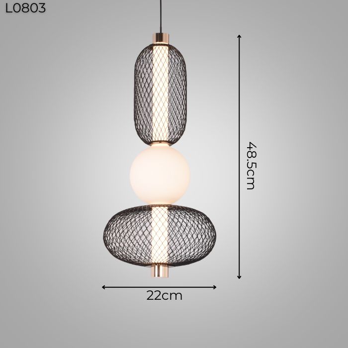 Đèn thả LED thủy tinh L0803 Đèn thả LED thủy tinh L0803