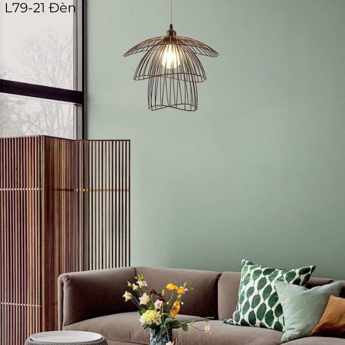 Đèn thả lồng L79-21 Đen Đèn thả lồng L79-21 Đen