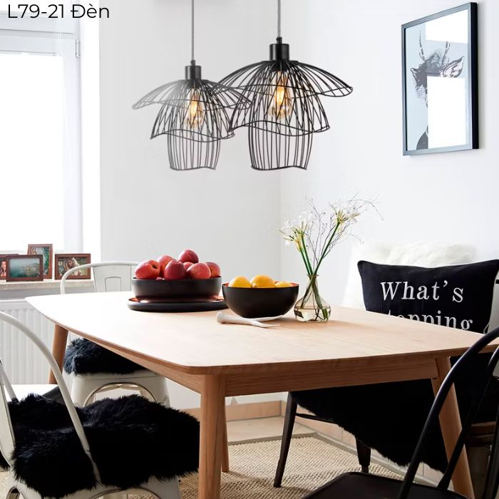 Đèn thả lồng L79-21 Đen Đèn thả lồng L79-21 Đen