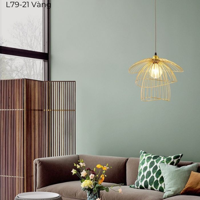 Đèn thả lồng L79-21 Vàng Đèn thả lồng L79-21 Vàng