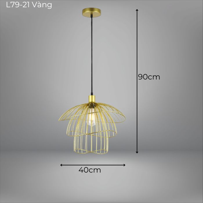 Đèn thả lồng L79-21 Vàng Đèn thả lồng L79-21 Vàng