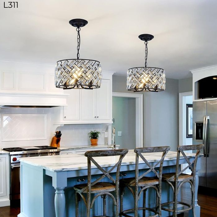 Đèn thả pha lê lưới L311 Đèn thả pha lê lưới L311