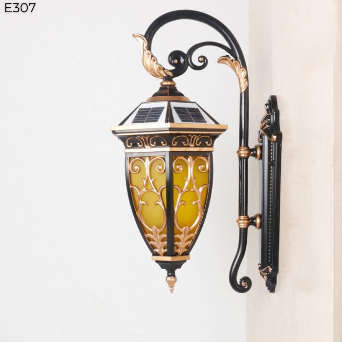 Đèn tường cổ điển năng lượng mặt trời E307 Đèn tường cổ điển năng lượng mặt trời E307