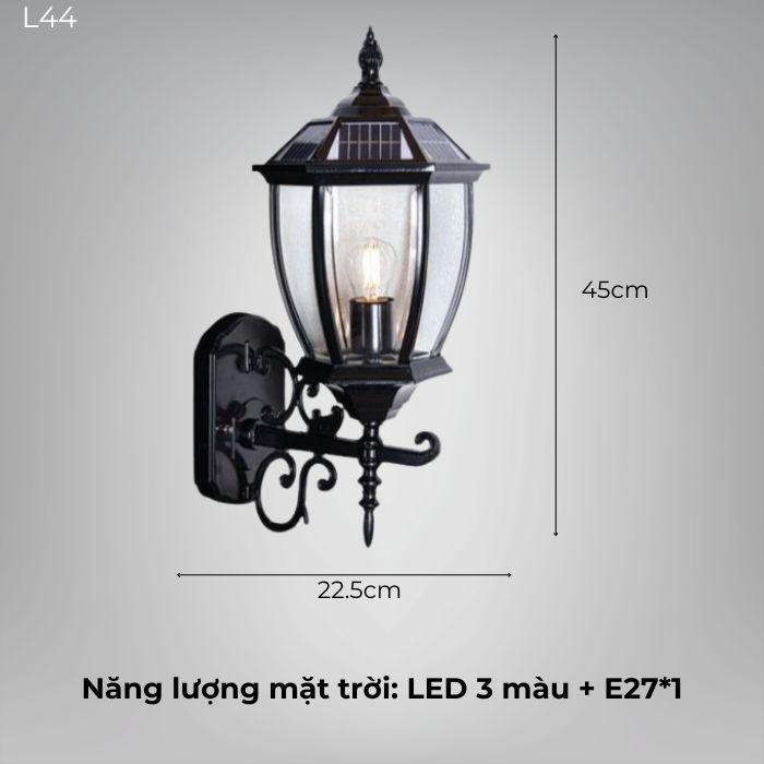 Đèn tường năng lượng mặt trời L44 Đèn tường năng lượng mặt trời L44