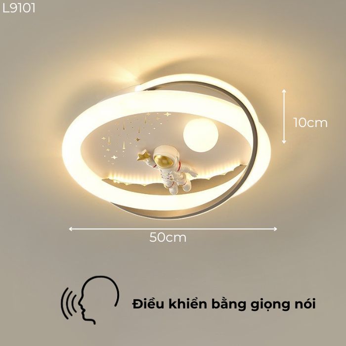 Đèn mâm ốp trần phi hành gia L9101 Đèn mâm ốp trần phi hành gia L9101